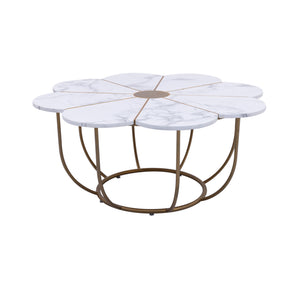 Daisy Marble Coffee Table