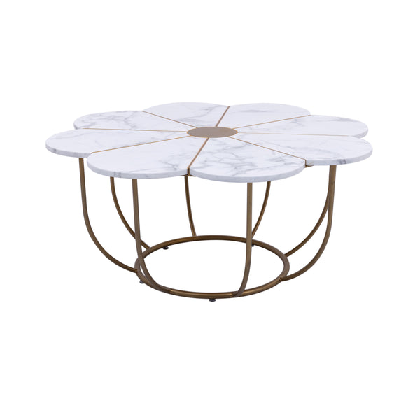 Daisy Marble Coffee Table