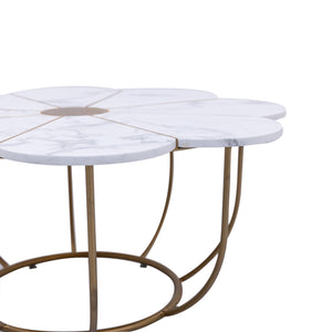 Daisy Marble Coffee Table