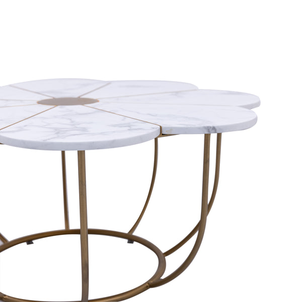 Daisy Marble Coffee Table
