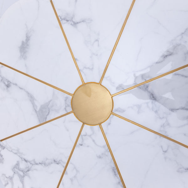 Daisy Marble Coffee Table