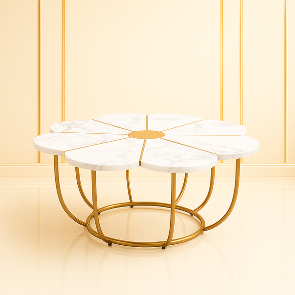 Daisy Marble Coffee Table