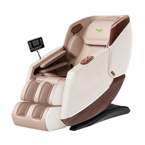 VD 18-Program Full-Body Massage Chair With Heat & Long SL Track Beige Colour