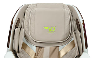 VD 18-Program Full-Body Massage Chair With Heat & Long SL Track Beige Colour