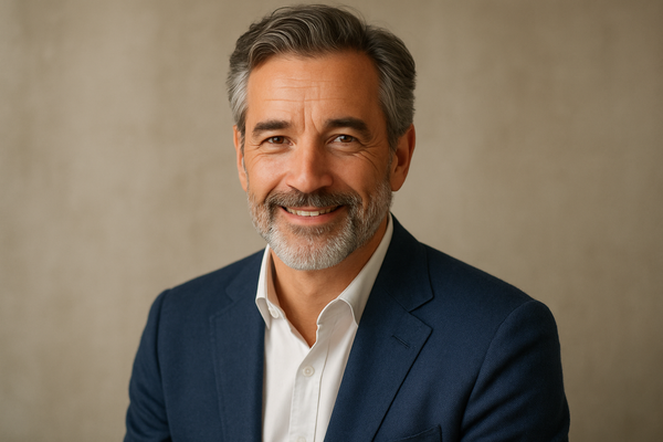 European looking handsome man around 50s