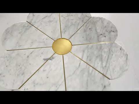 Daisy Marble Coffee Table