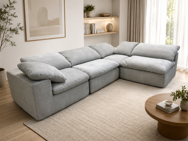 Valeria Six Seater Modular Cloud Sofa