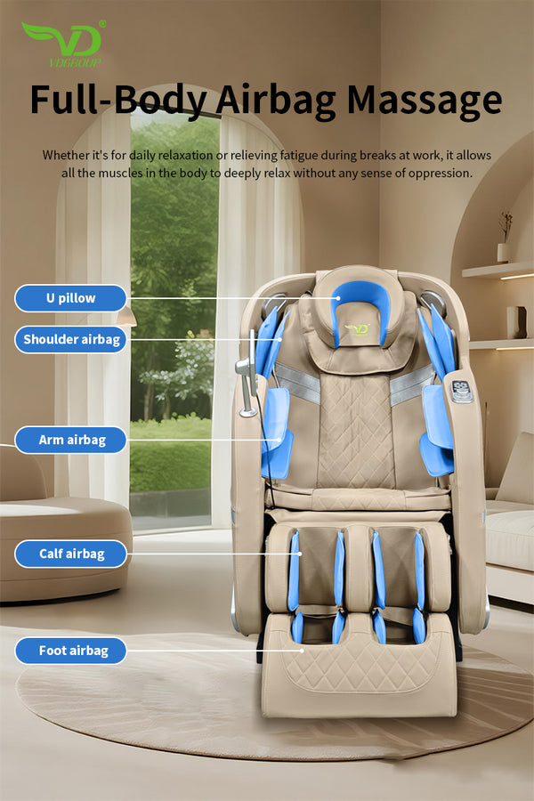 VD 8300 Luxury 8D Full Body Massage Chair with Zero Gravity