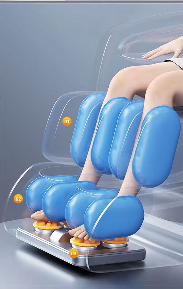 VD 8D Zero Gravity Massage Chair with Full-Body Airbags & Heating