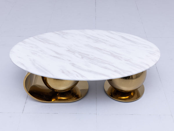 Athena Marble Coffee Table Set