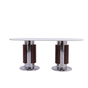 Iris Marble Dining Table