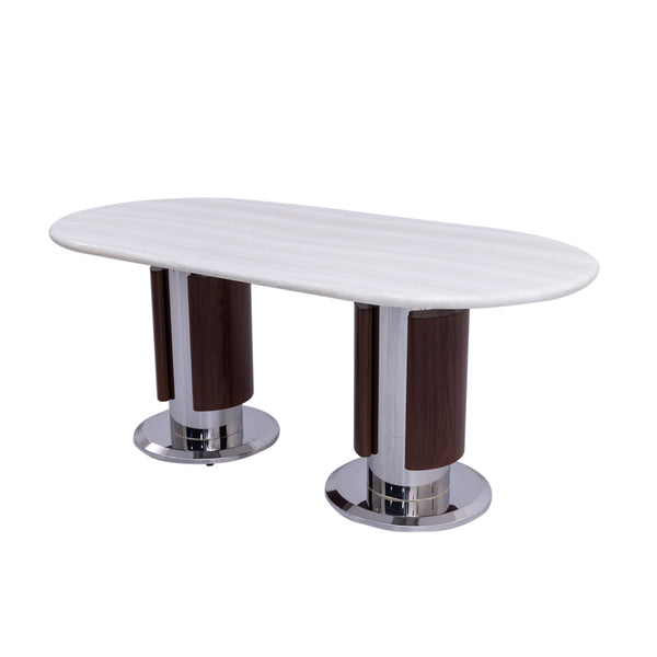 Iris Marble Dining Table