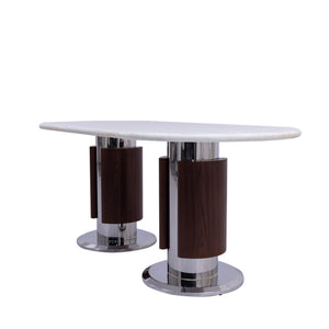 Iris Marble Dining Table