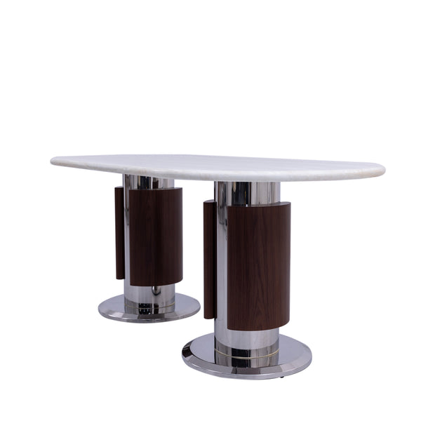Iris Marble Dining Table