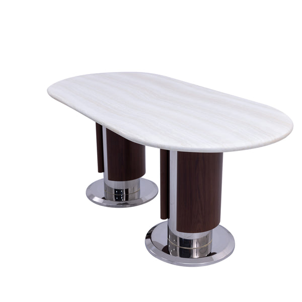 Iris Marble Dining Table
