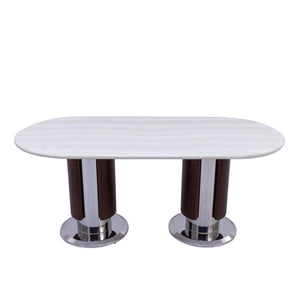 Iris Marble Dining Table