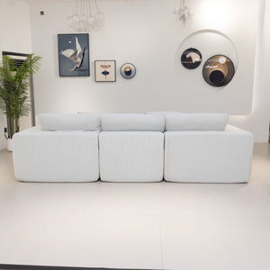 Elena L Shaped Modular Sectional Sofa With Left Chase