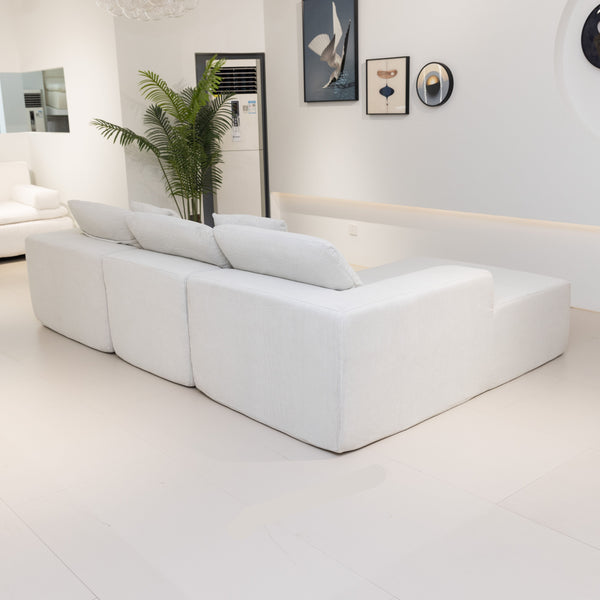 Elena L Shaped Modular Sectional Sofa With Left Chase
