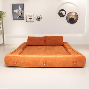 Miro Three Seater Convertible Futon Sofa Bed