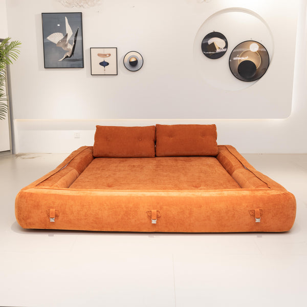 Miro Three Seater Convertible Futon Sofa Bed
