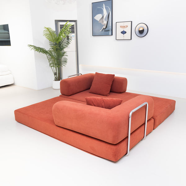Teddy Convertible Sofa Bed - Corduroy
