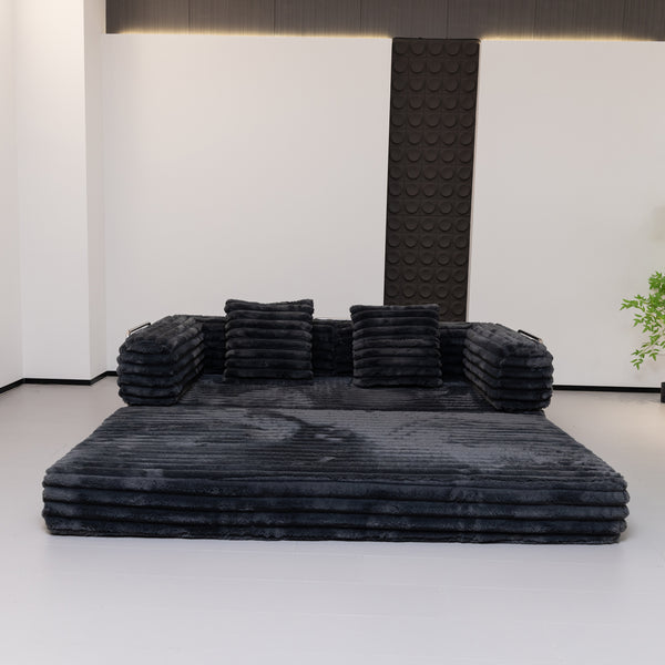 Teddy Convertible Sofa Bed - Corduroy