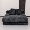 Martina Soft & Fluffy Plush Single Sofa Bed