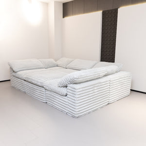 Valeria Six Seater Modular Cloud Sofa