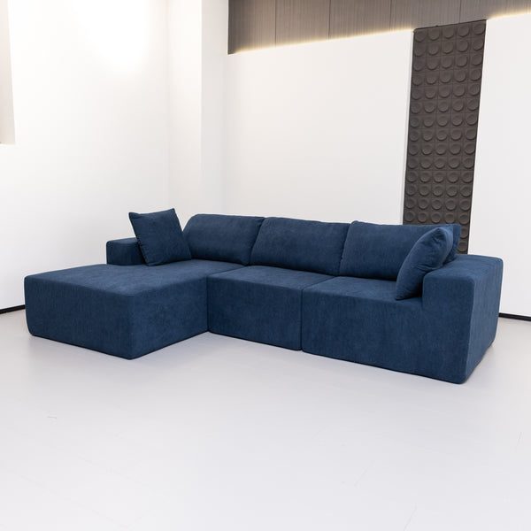 Elena L Shaped Modular Sectional Sofa With Left Chase