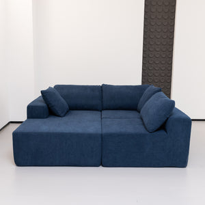 Elena L Shaped Modular Sectional Sofa With Left Chase