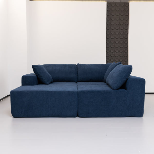Elena L Shaped Modular Sectional Sofa With Left Chase