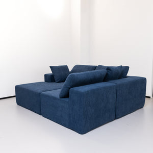 Elena L Shaped Modular Sectional Sofa With Left Chase