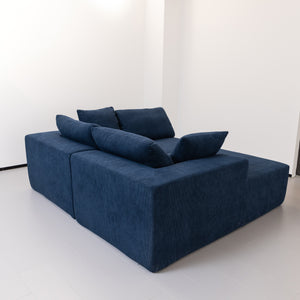 Elena L Shaped Modular Sectional Sofa With Left Chase