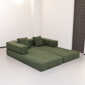 Teddy Convertible Sofa Bed - Corduroy