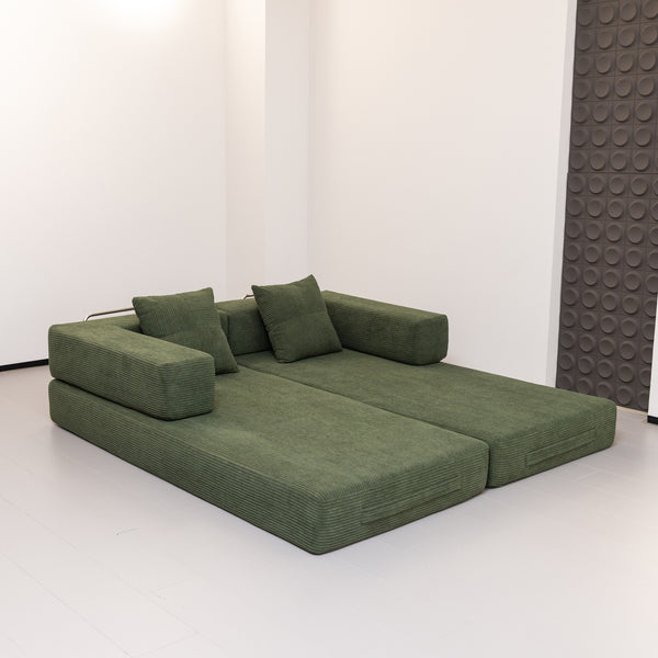Teddy Convertible Sofa Bed - Corduroy