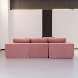 Elena L Shaped Modular Sectional Sofa With Left Chase