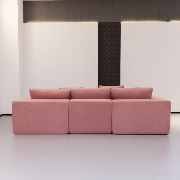 Elena L Shaped Modular Sectional Sofa With Left Chase