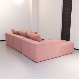 Elena L Shaped Modular Sectional Sofa With Left Chase