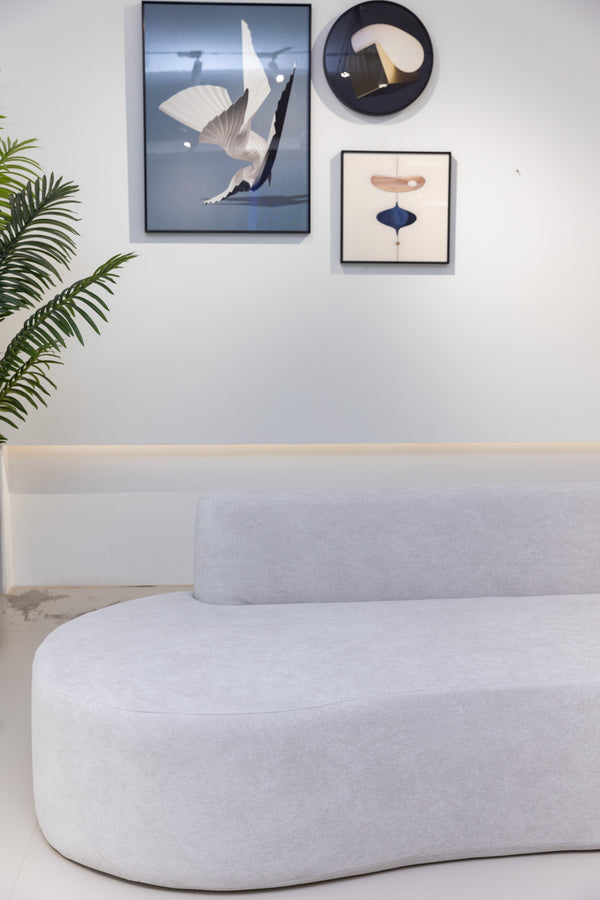Luna Wave Sofa – Sculpted Modern Comfort