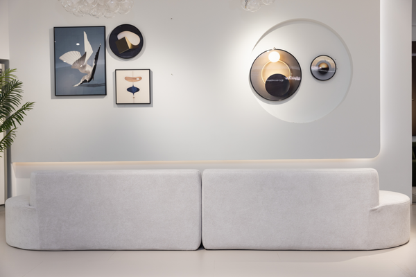 Luna Wave Sofa – Sculpted Modern Comfort