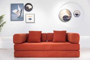 Teddy Convertible Sofa Bed - Corduroy