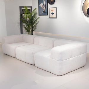 Alba Modular Sofa Two Or Three Seater – Flat Boucle