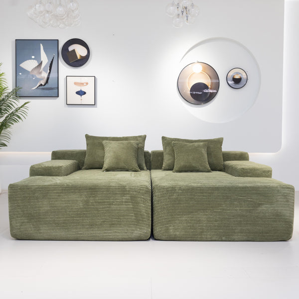 Cleo Double Lounge Chaise Sofa Bed