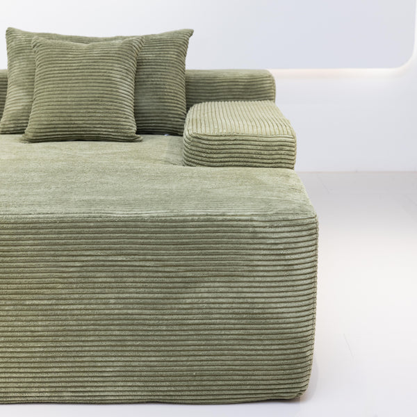 Cleo Double Lounge Chaise Sofa Bed
