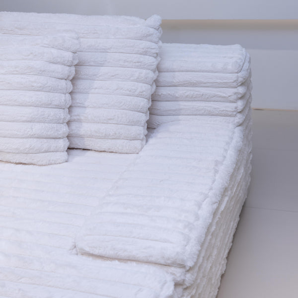 Martina Soft & Fluffy Plush Single Sofa Bed