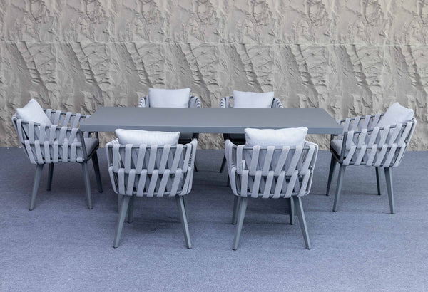 Bianca 7 Piece Outdoor Table Set
