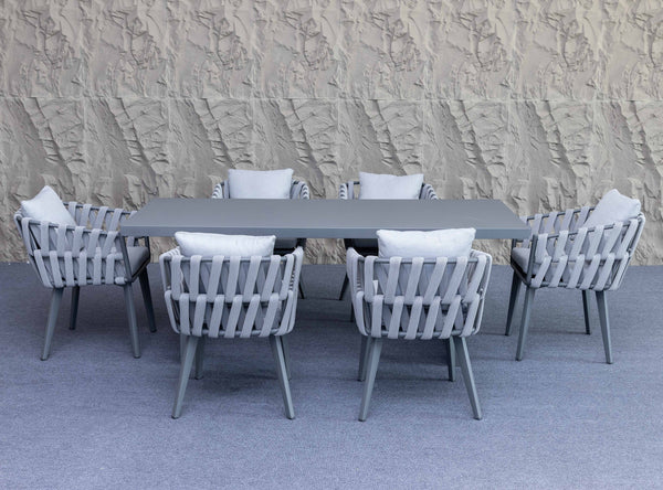 Bianca 7 Piece Outdoor Table Set