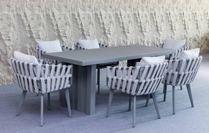 Bianca 7 Piece Outdoor Table Set