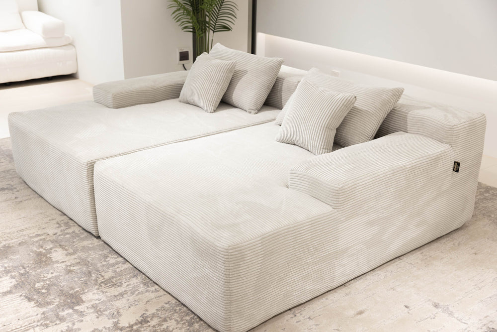 Cleo Double Lounge Chaise Sofa Bed