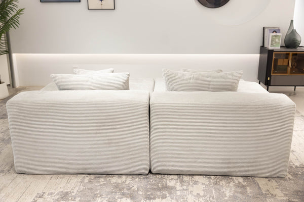 Cleo Double Lounge Chaise Sofa Bed